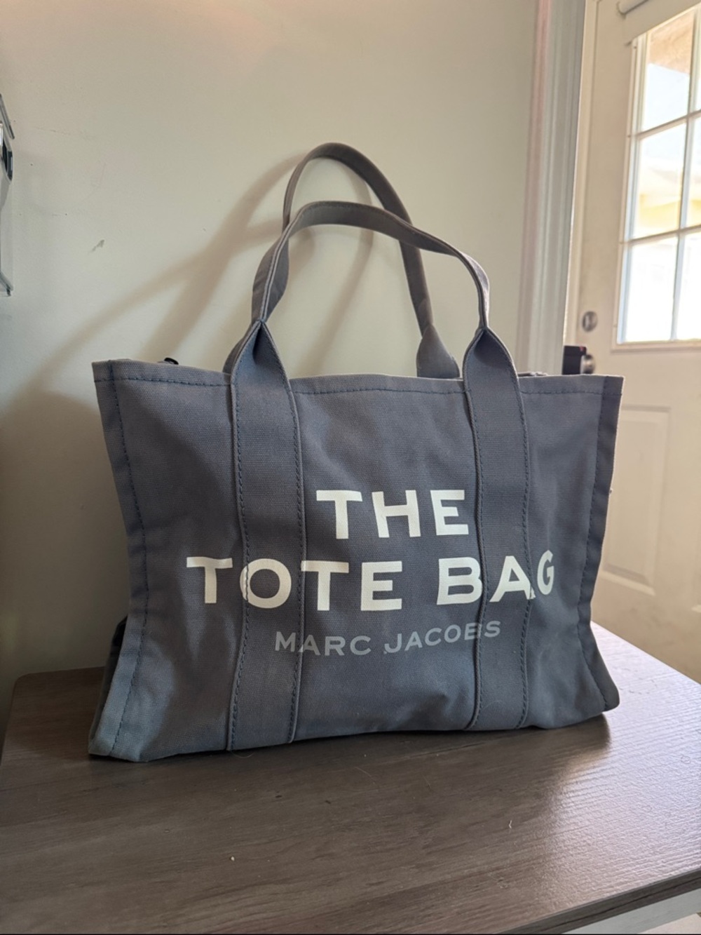 Marc Jacobs Blue Tote Bag Large